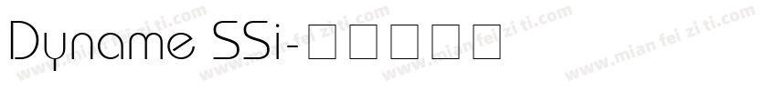 Dyname SSi字体转换